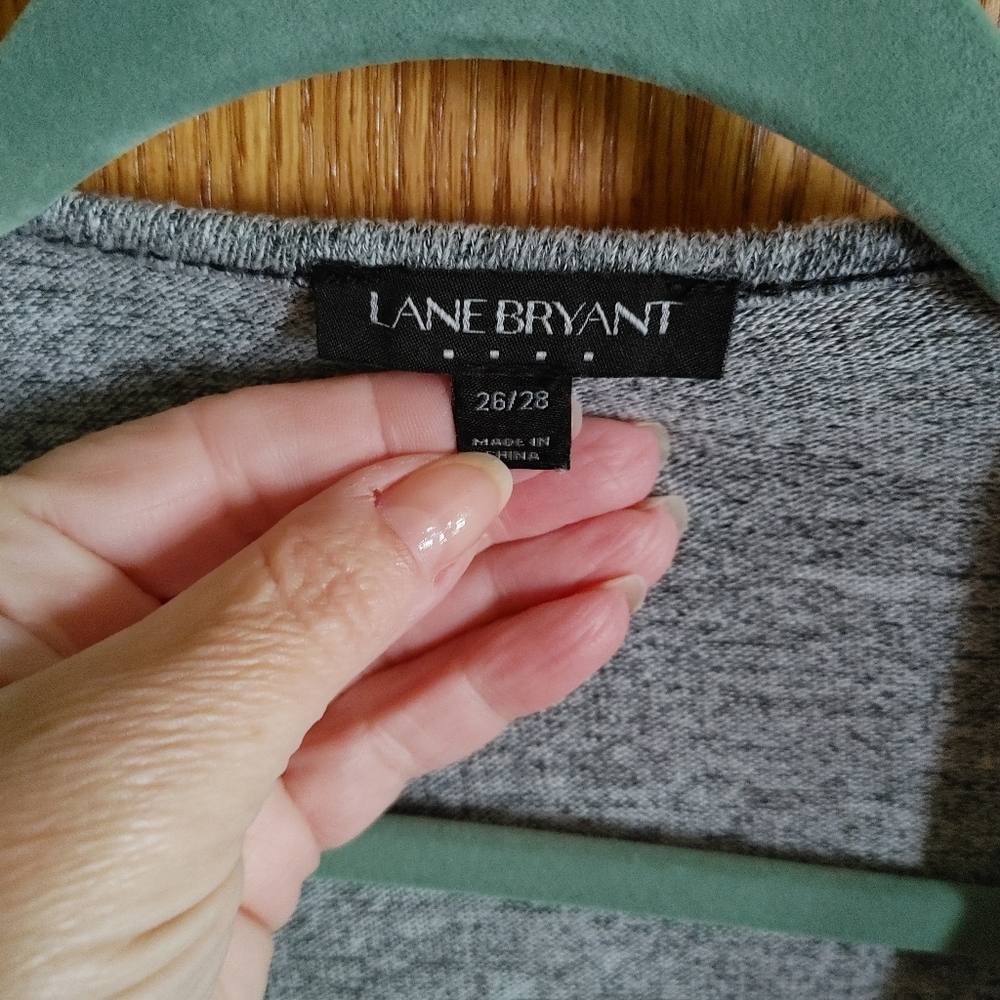 Two toned sweater cardigan